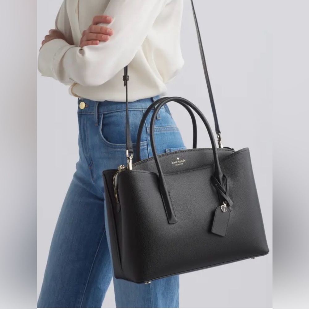 Kate Spade Margaux Large Tote Satchel Crossbody Handbag Purse